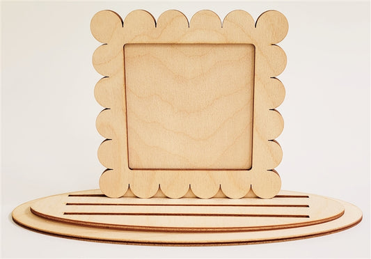 Clear Scraps - Base And Frame Scallop