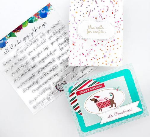 Emily Moore - Stamp Set - All the Happy Things