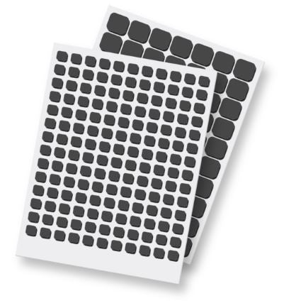 Scrapbook Adhesives - 3D Foam Squares - Black Mix
