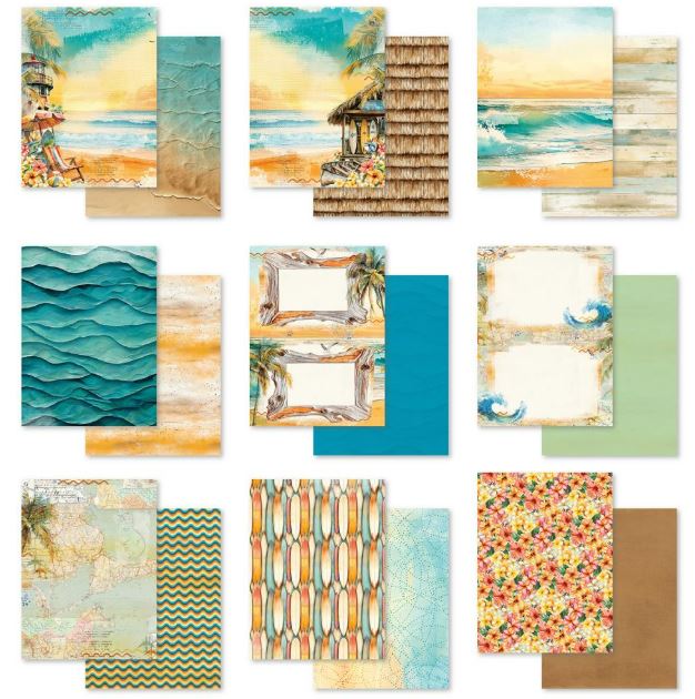 49 & Market - 6 x 8 Collection Pack - Beach Vibes