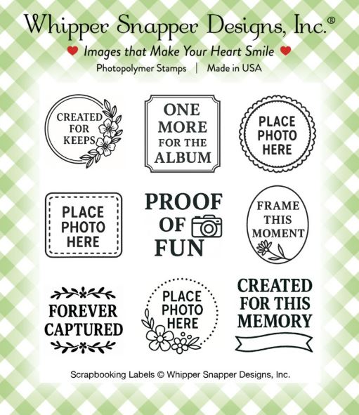 Whipper Snapper Designs - Clear Stamps - Scrapbooking Labels