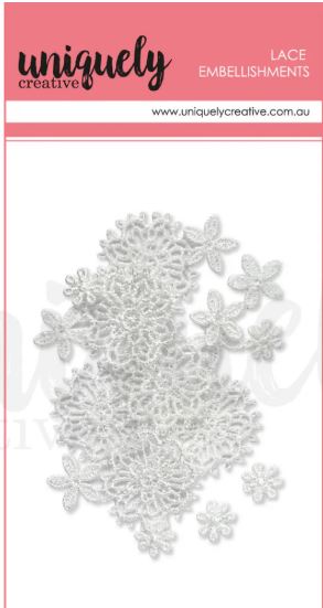 Uniquely Creative - Lace Embellishments - Lace Daisies