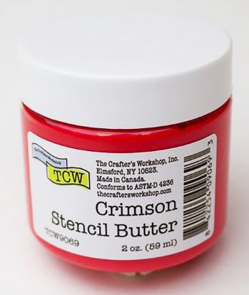 The Crafter's Workshop - Stencil Butter - Crimson
