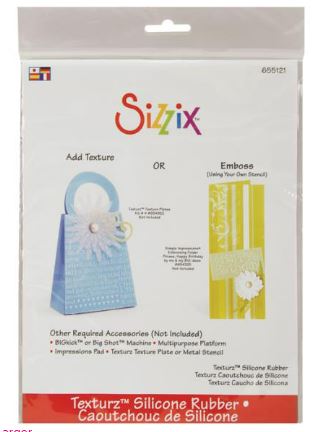 Sizzix -  BIGkick/Big Shot/Vagabond Texturz Silicone Rubber