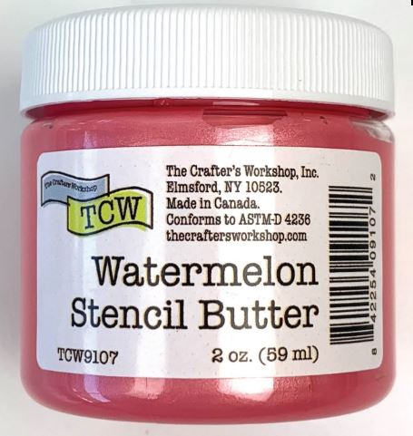 The Crafter's Workshop - Stencil Butter - Watermelon