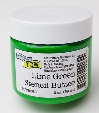 The Crafter's Workshop - Stencil Butter - Lime Green