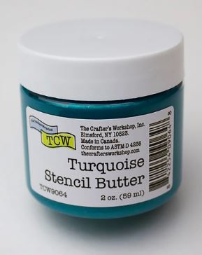The Crafter's Workshop - Stencil Butter - Turquoise