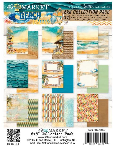 49 & Market - 6 x 8 Collection Pack - Beach Vibes