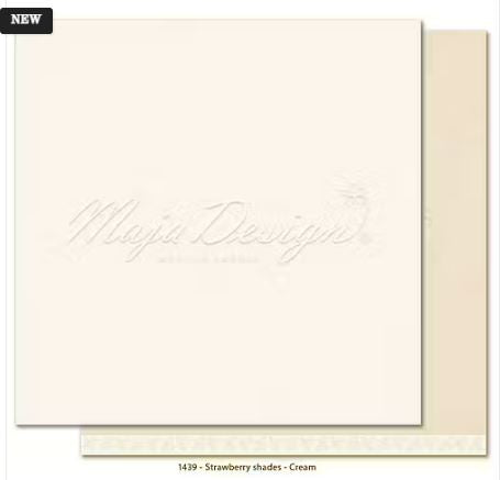 Maja Design - Monochromes - Strawberry Shades - Cream
