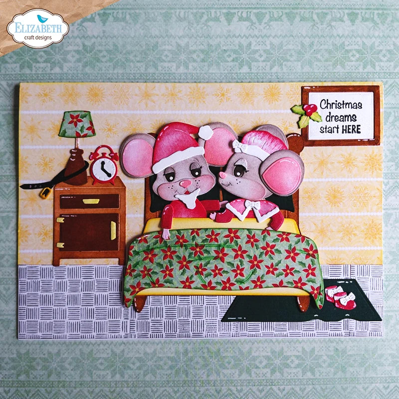 Elizabeth Craft Designs - Steel Dies - Santa and Mrs. Claus