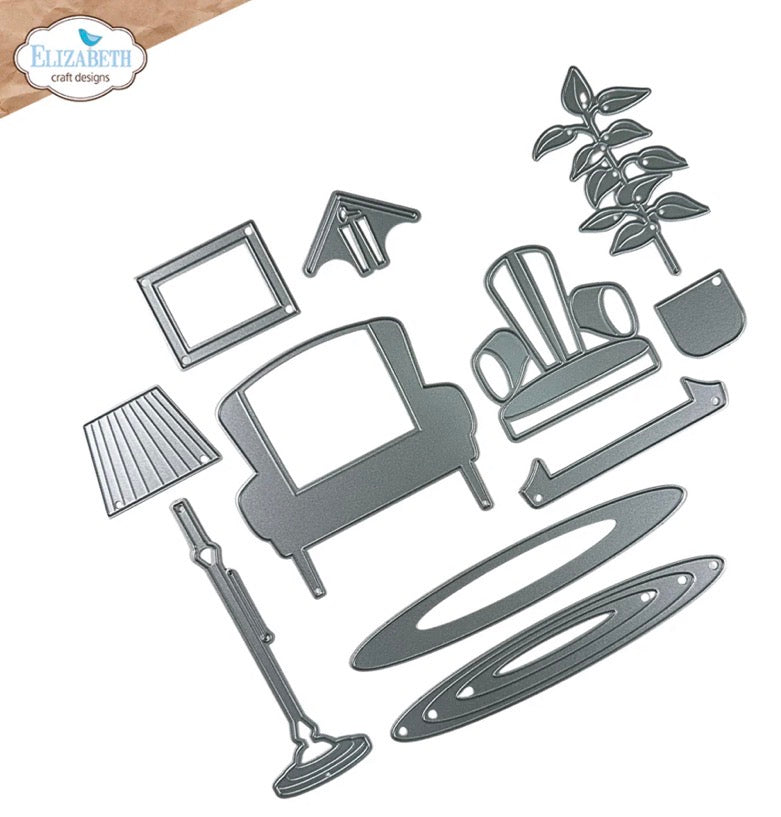 Elizabeth Craft Designs - Steel Cutting Dies - Living Room