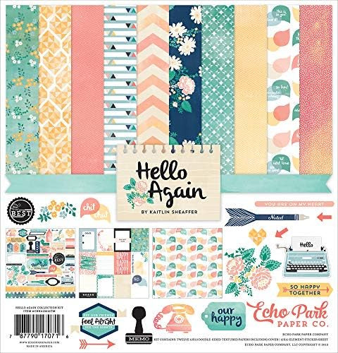 Echo Park - 12x12 Collection Kit - Hello Again