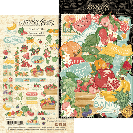 Graphic 45 - Ephemera - Slice of Life