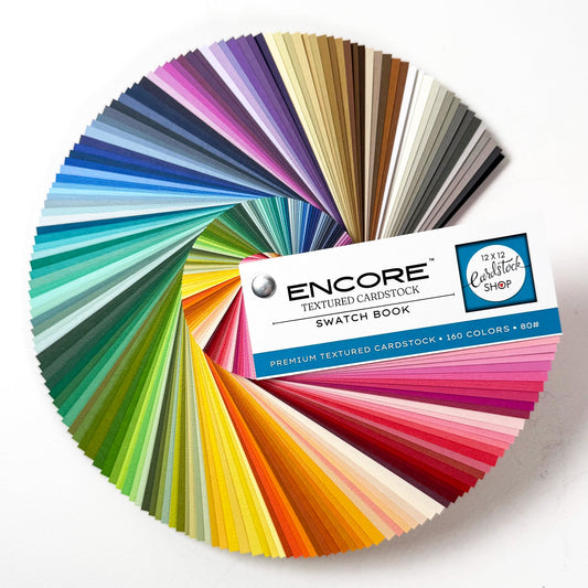 Encore Textured Cardstock Swatchbook
