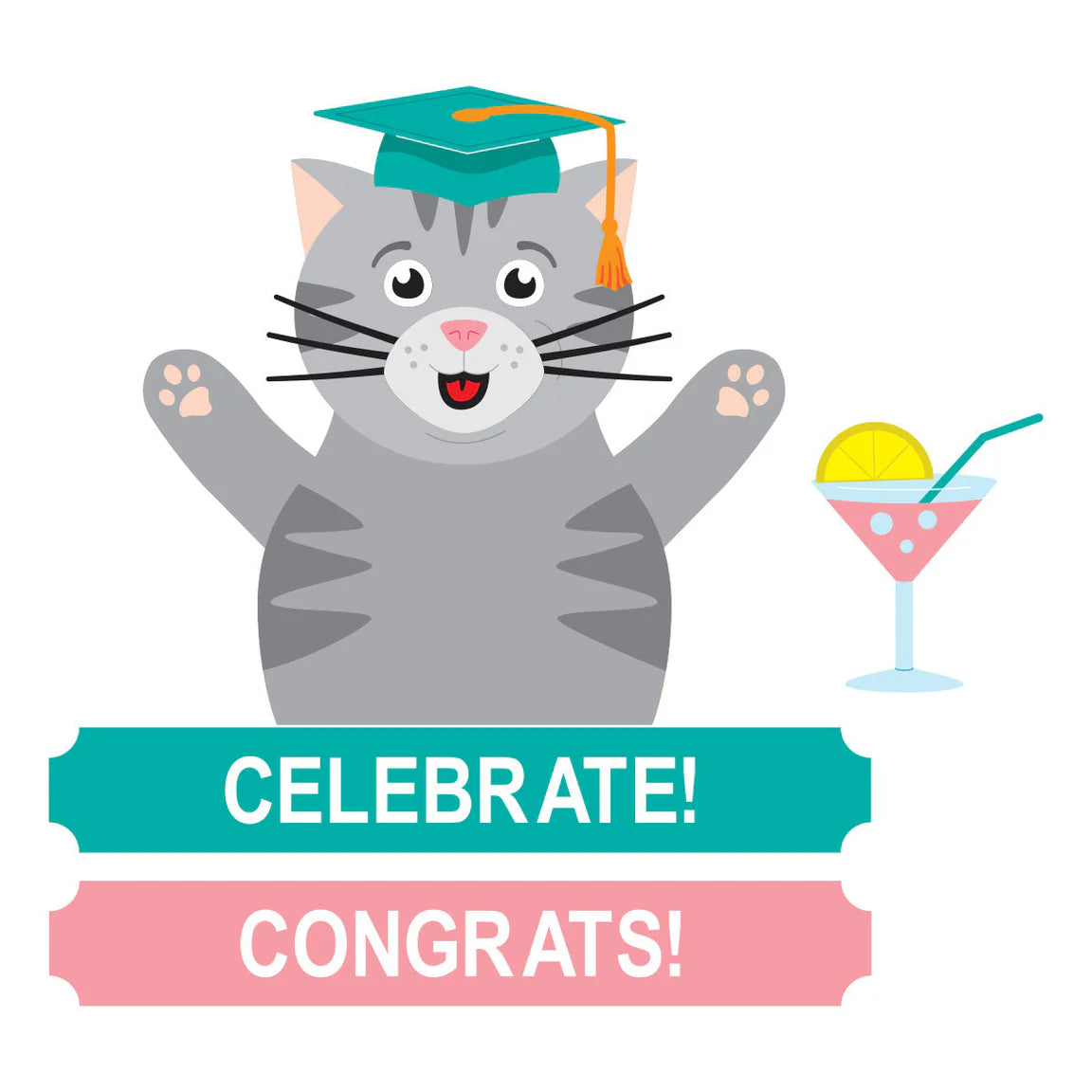 Spellbinders - Cutting Dies by Simon Hurley - Congrats Cat