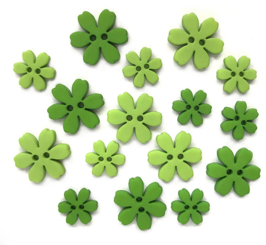 Buttons Galore & More - Flower Power Collection - Bells of Ireland