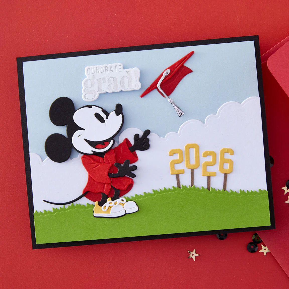Spellbinders - Cutting Dies - Classic Mouse Graduation