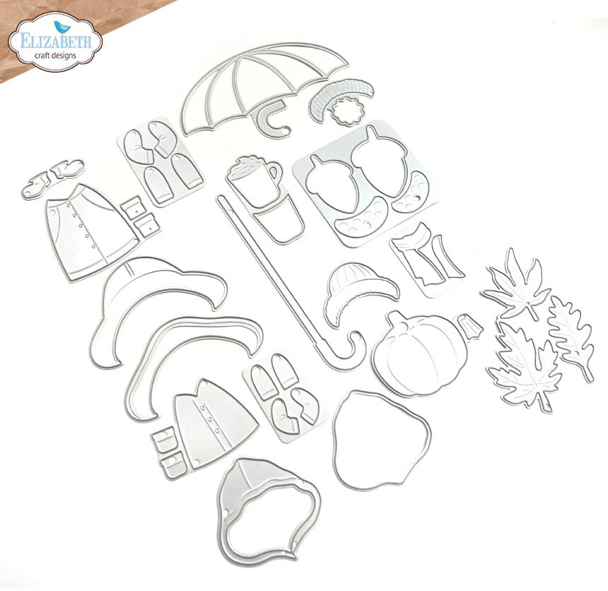 Elizabeth Craft Designs - Steel Cutting Dies - Fall Accessories