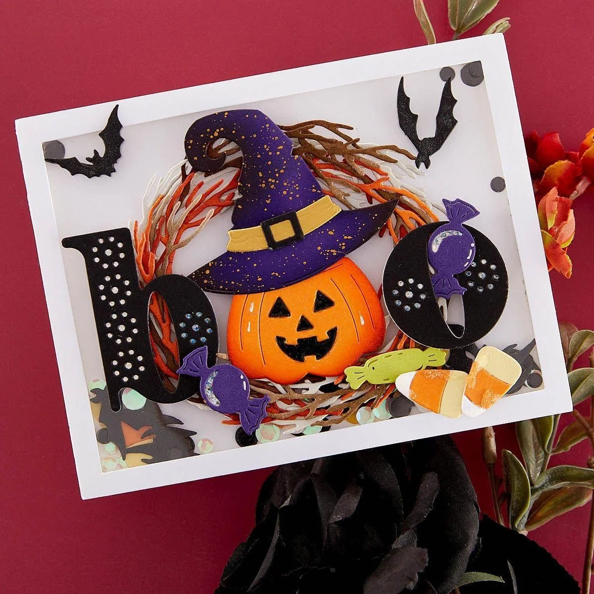 Spellbinders - Cutting Dies - Halloween Wreath Add-ons