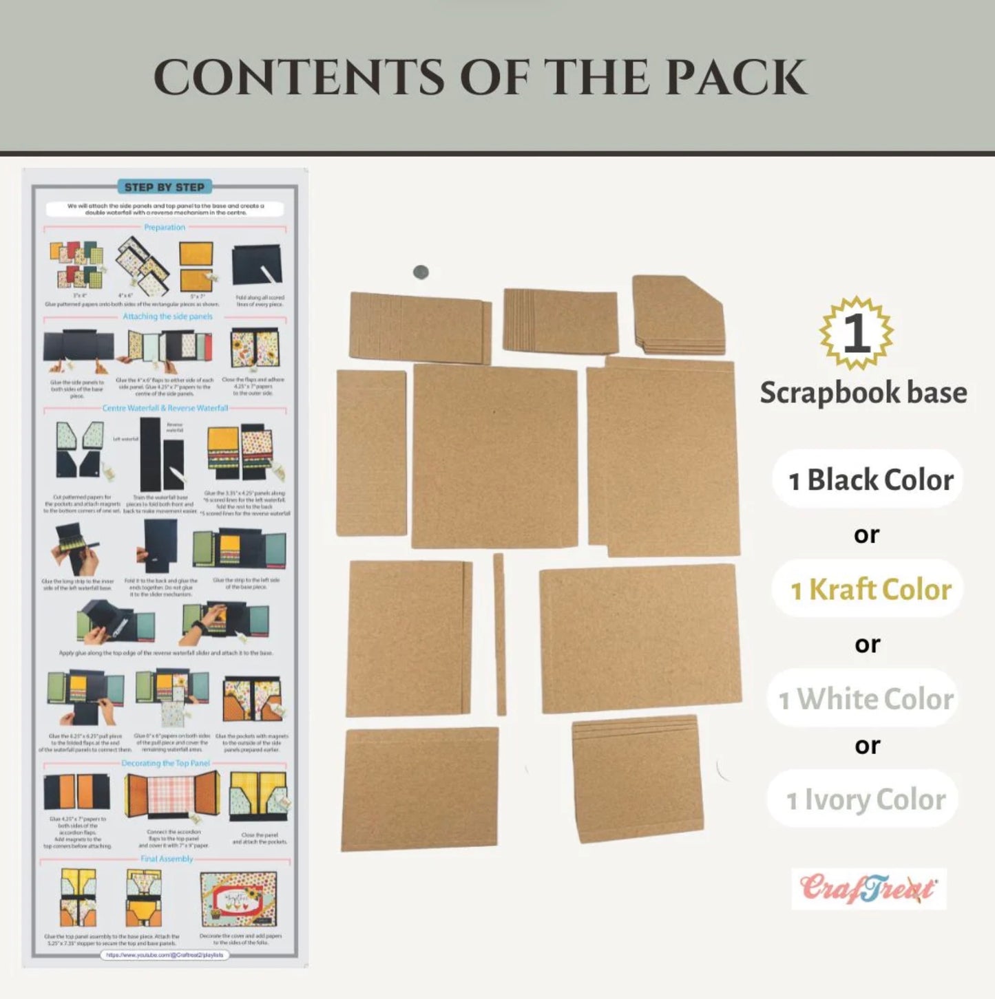 CrafTreat - Scrapbook Blank - Lapbook Folio