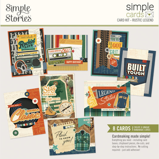 Simple Stories - Simple Cards Card Kit - Rustic Legend