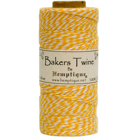Hemptique - Baker’s Twine - Yellow/White