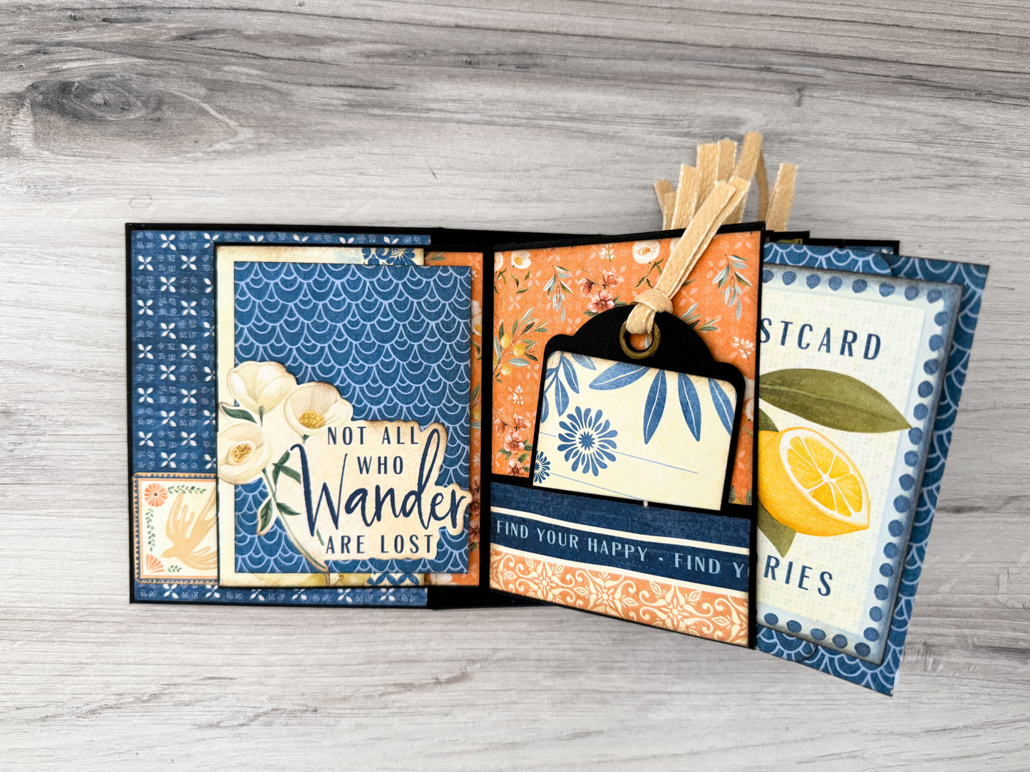 Graphic 45 - Album Kit - Scenic Route