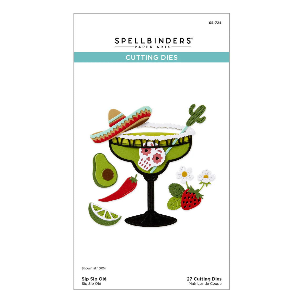 Spellbinders - Cutting Dies - Sip Sip Olé