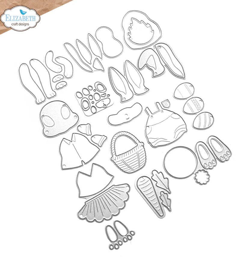 Elizabeth Craft Designs - Steel Cutting Dies - Bunny