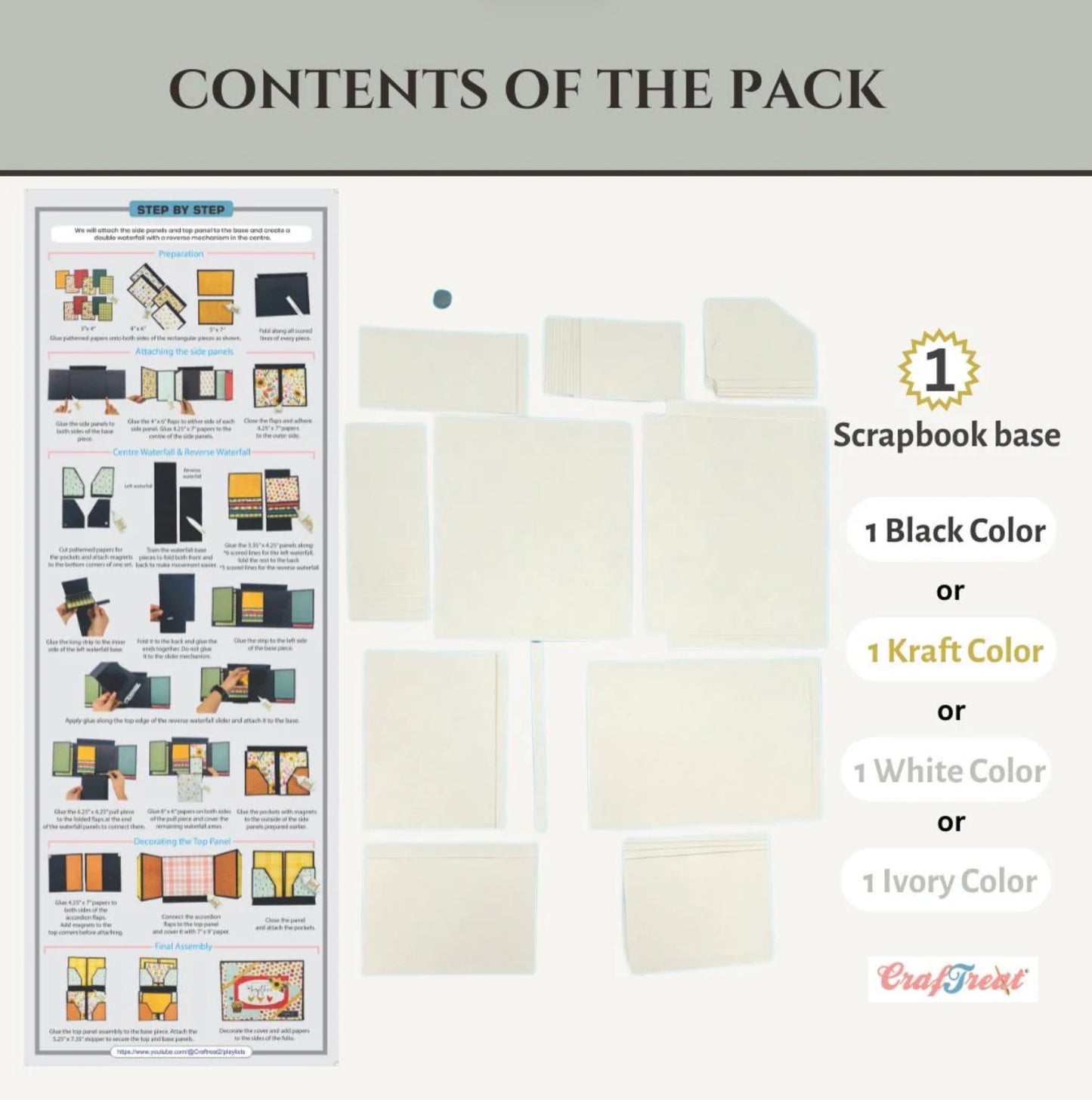 CrafTreat - Scrapbook Blank - Lapbook Folio