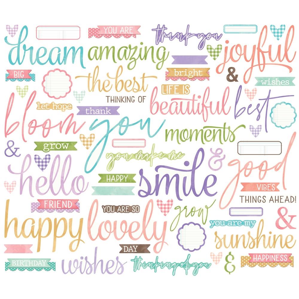 Simple Stories - Sentiment Bits - Simple Vintage Flower Shoppe