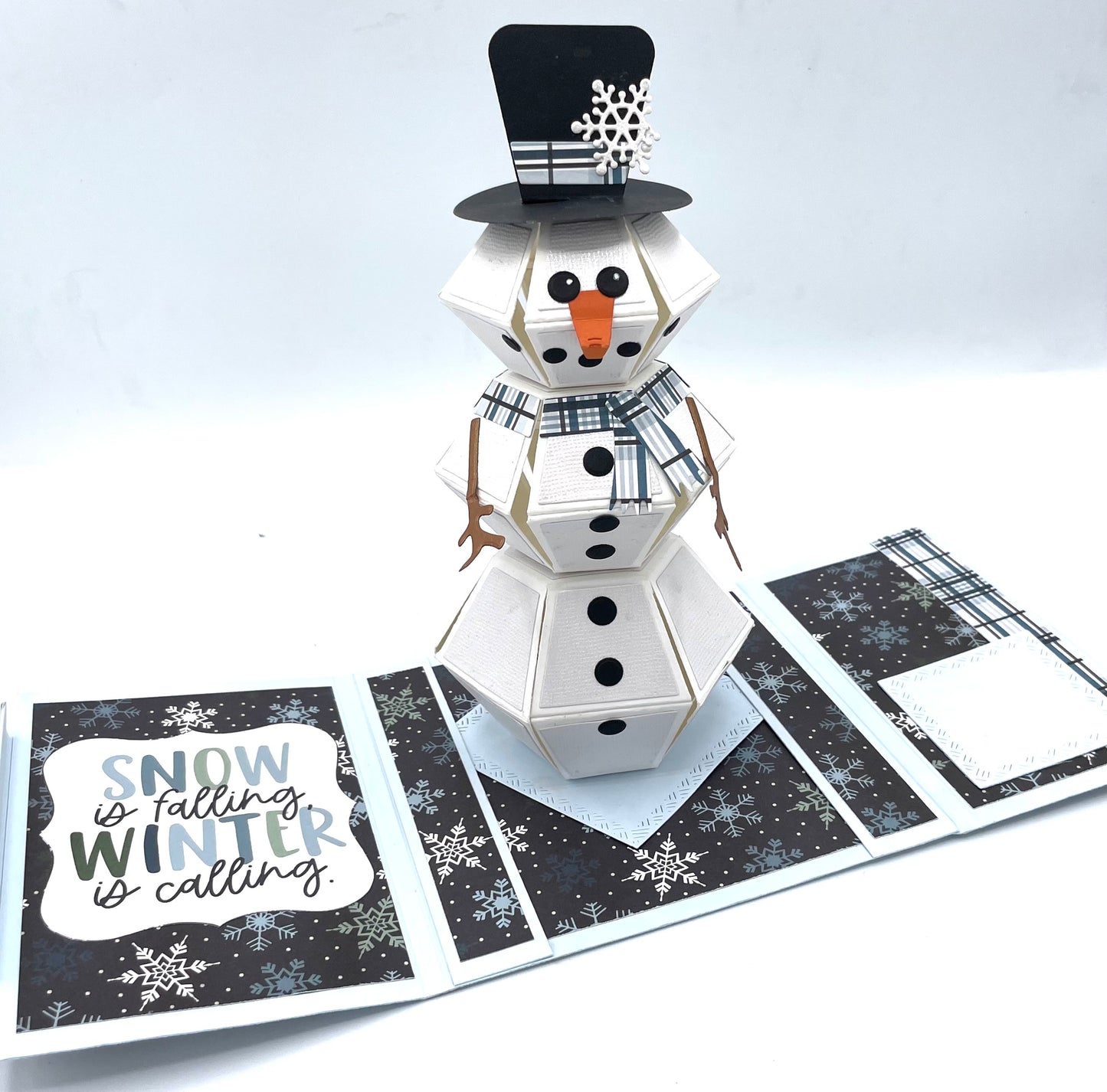 Karen Burniston - Card Kits - Snowman Pop-up Card