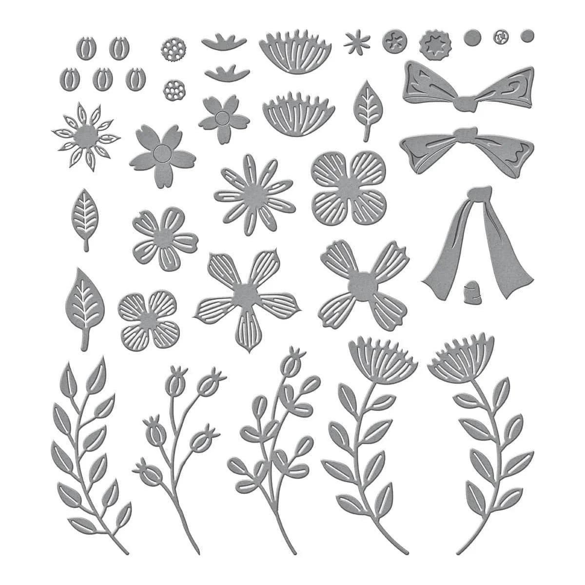 Spellbinders - Cutting Dies - Garden Wreath Add-ons