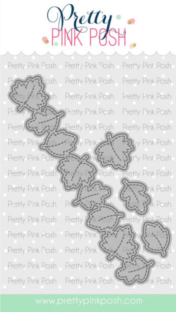 Pretty Pink Posh - Craft Dies - Fall Leaves Border