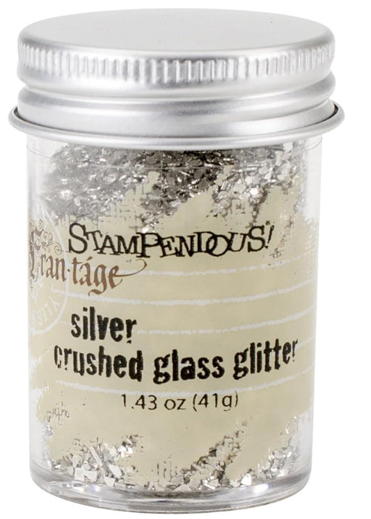 Stampendous - Crushed Glass Glitter - Silver