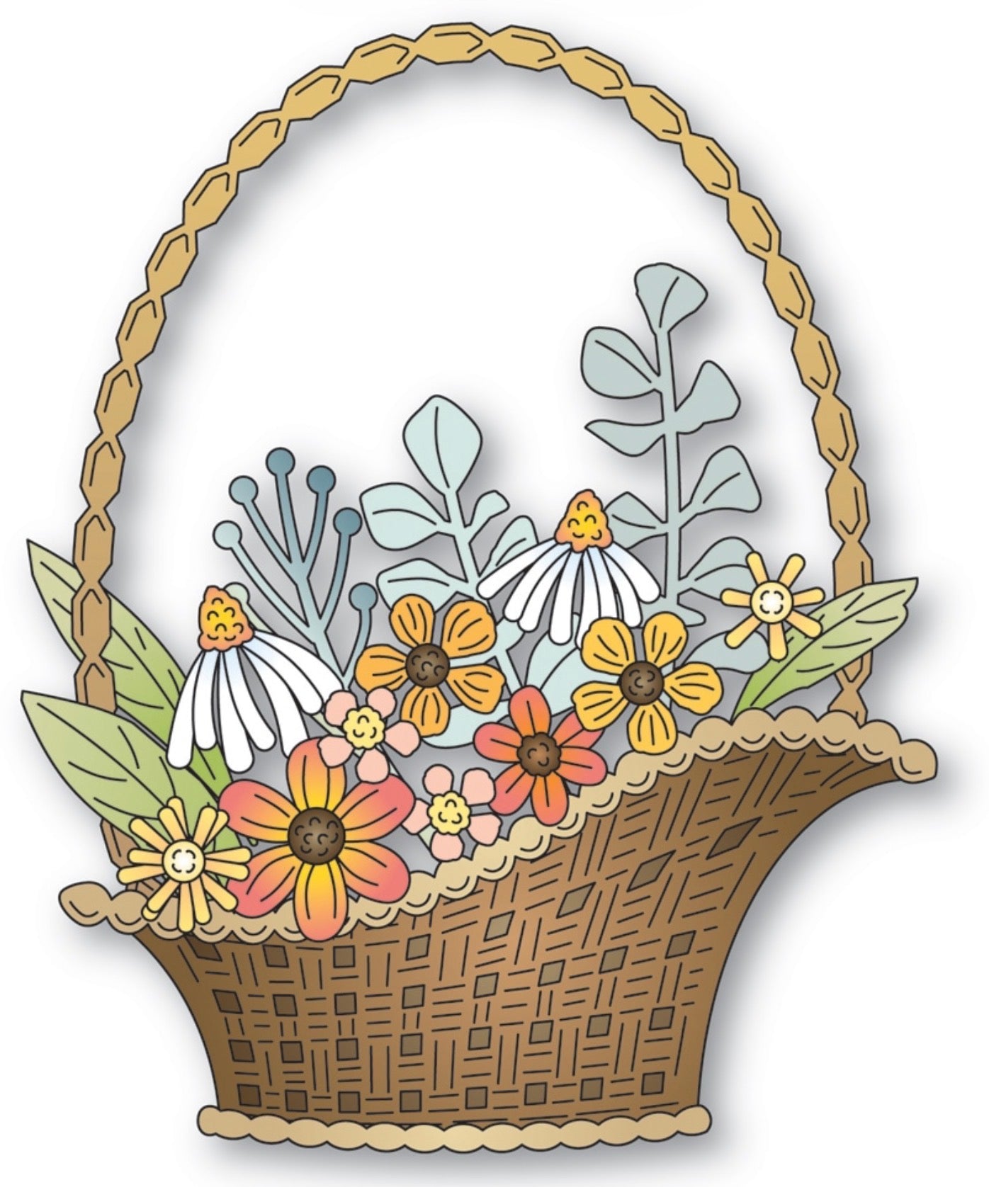 Memory Box - Craft Die - Arched Flower Basket