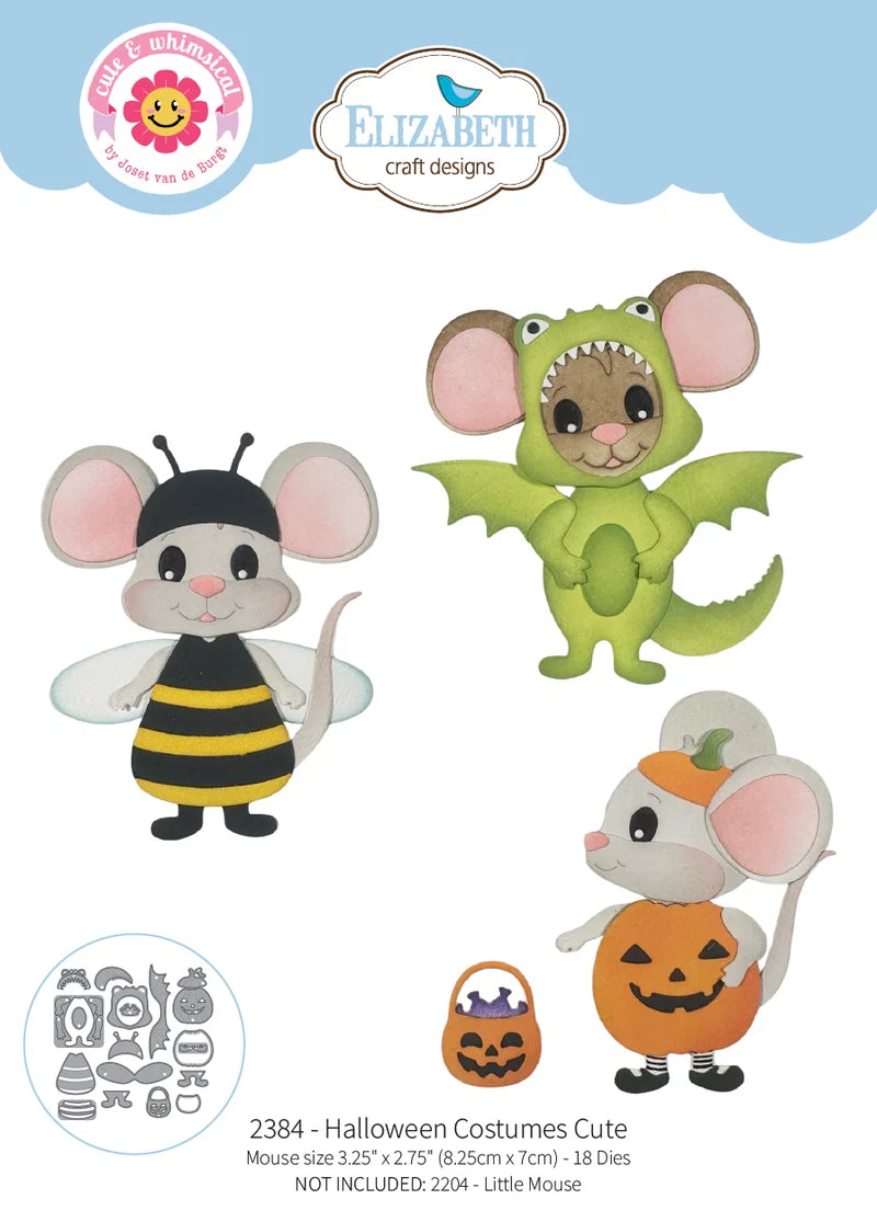 Elizabeth Craft Designs - Steel Dies - Halloween Costumes Cute