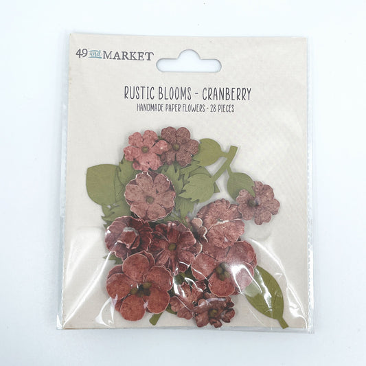 49 & Market - Rustic Blooms - Cranberry