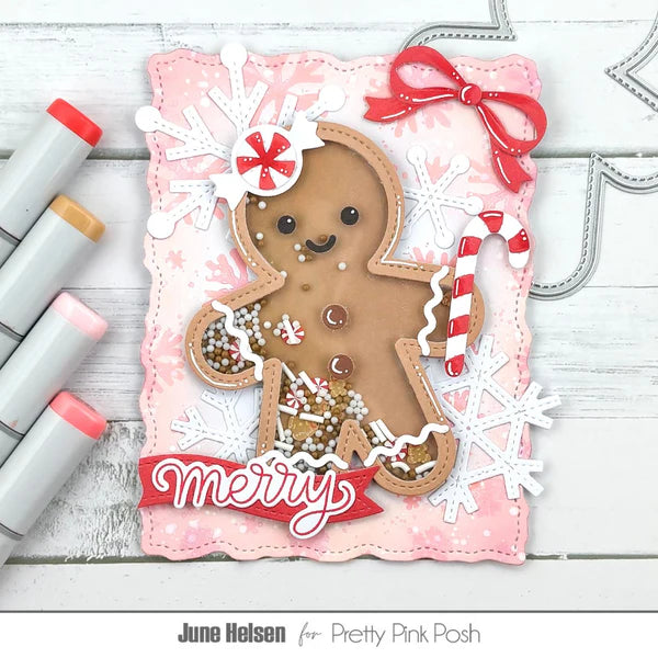 Pretty Pink Posh - Die Set - Stitched Snowflakes