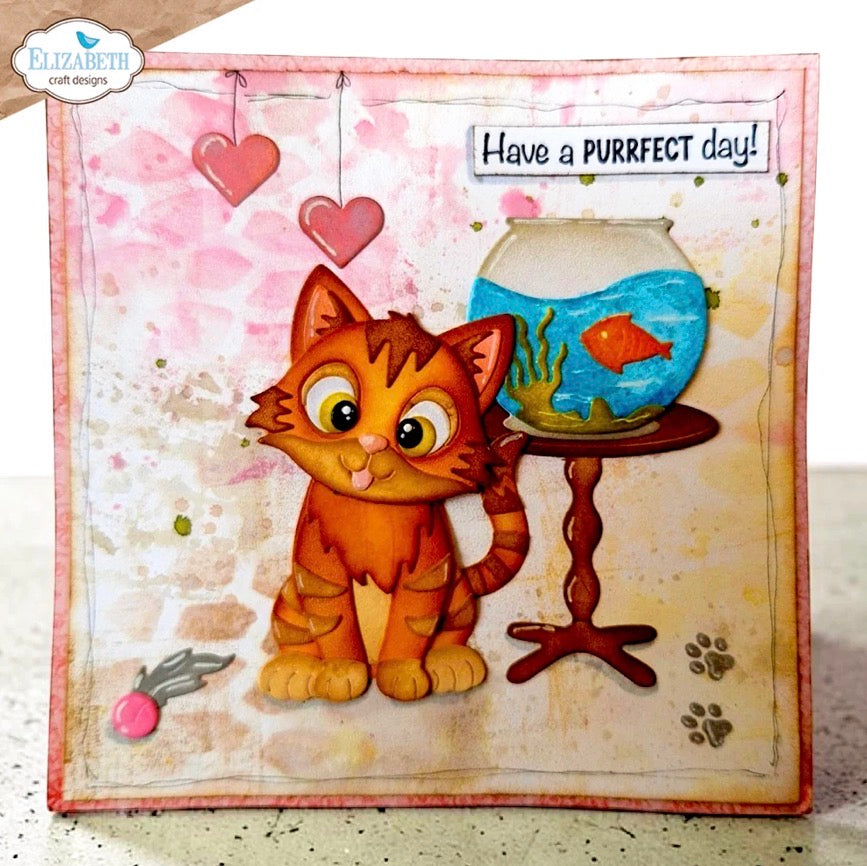 Elizabeth Craft Designs - Steel Dies - Cat Accessories