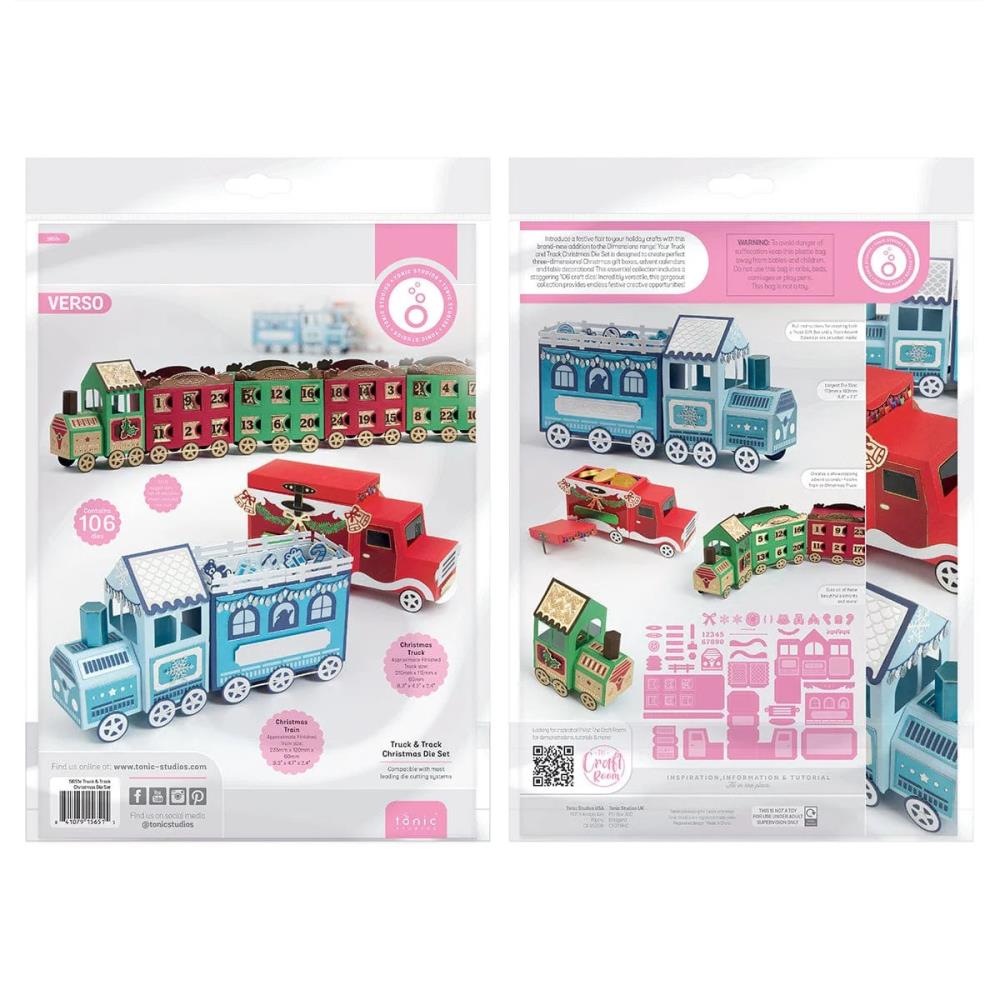 Tonic Studios - Die Set - Truck & Track Christmas Die Set