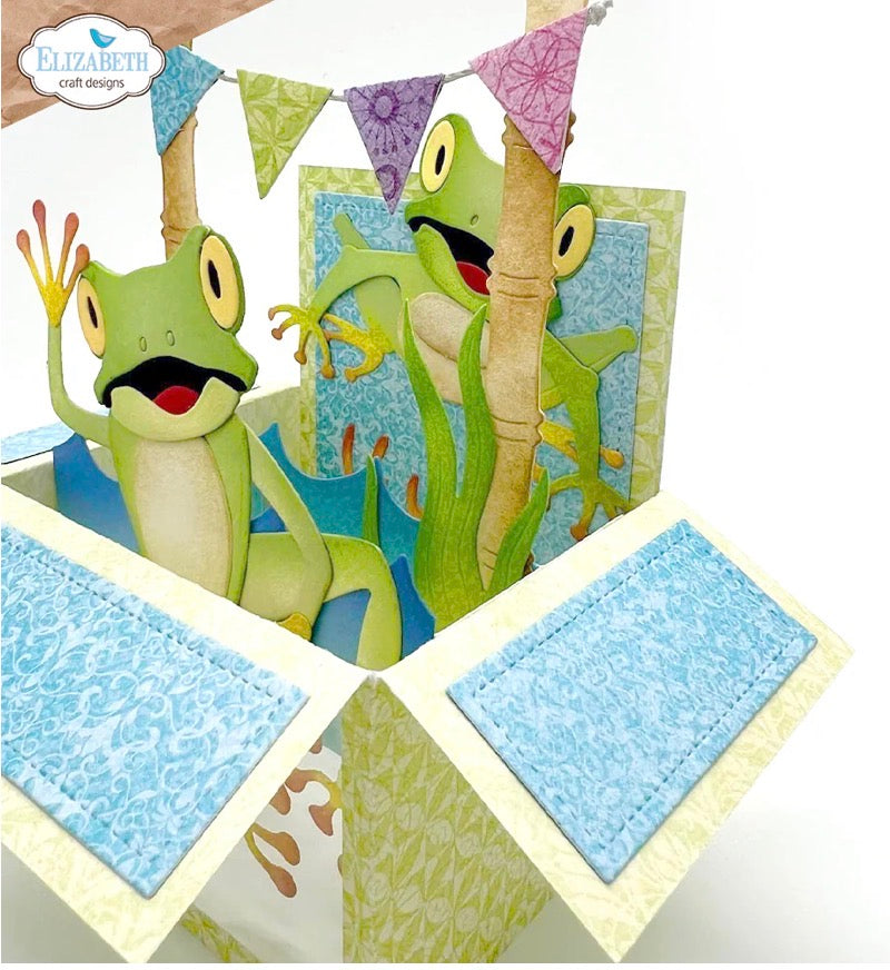 Elizabeth Craft Designs - Steel Cutting Dies - Box Folding Card
