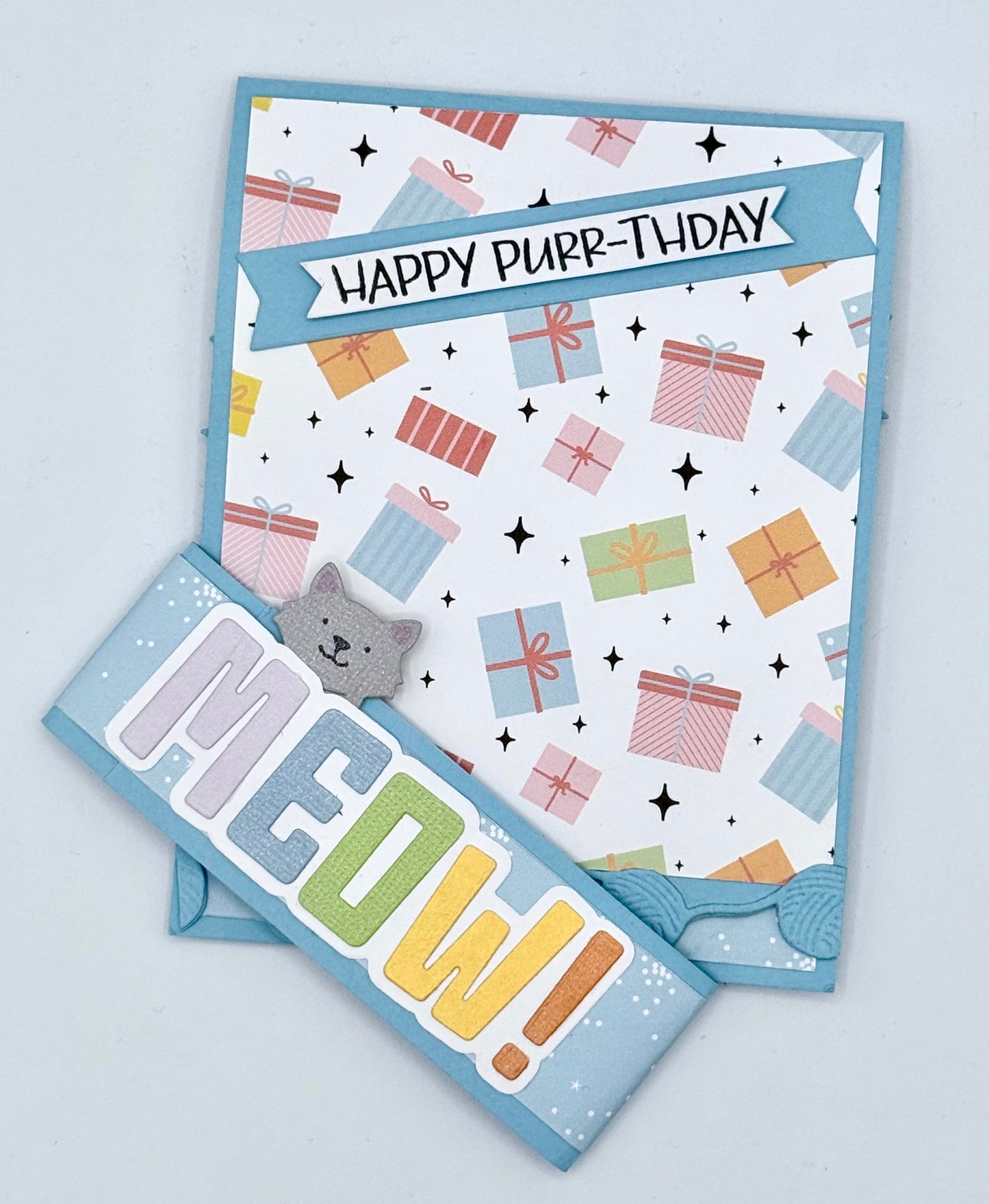 Scrapp’n Savvy - Card Kits - Happy Purr-thday