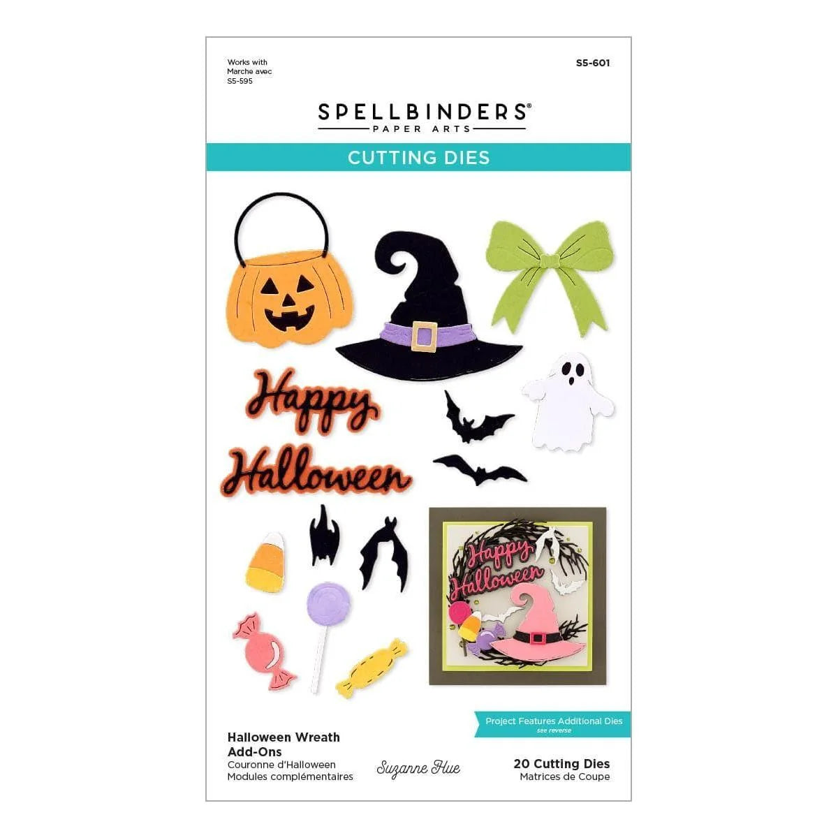 Spellbinders - Cutting Dies - Halloween Wreath Add-ons