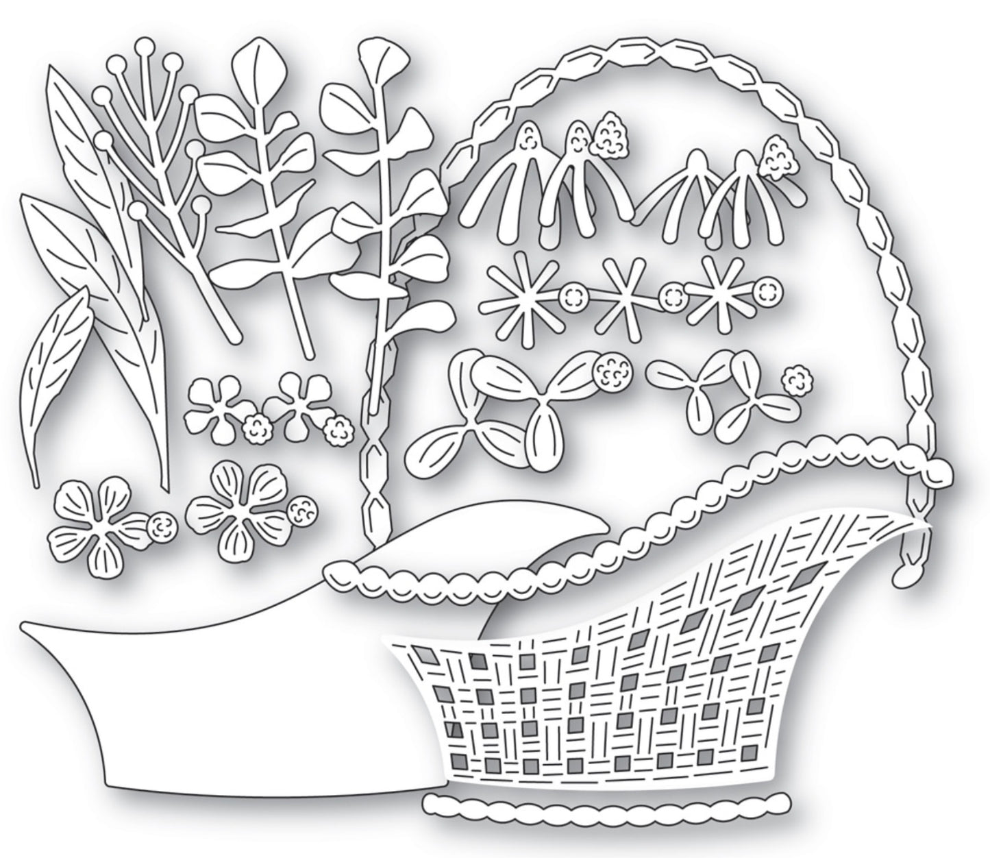 Memory Box - Craft Die - Arched Flower Basket