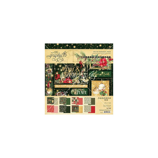 Graphic 45 - Merry & Bright - 12x12 Collection Kit
