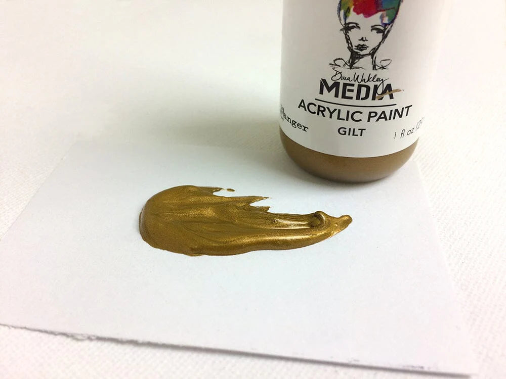 Dina Wakley - Media Acrylic Paint - Gilt