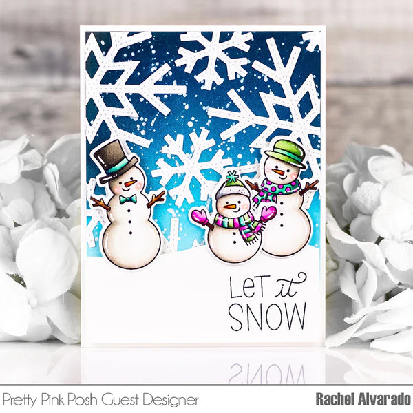 Pretty Pink Posh - Die Set - Stitched Snowflakes