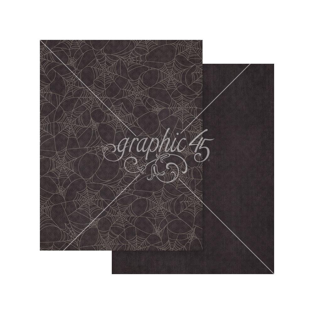 Graphic 45 - Ghostly Greetings - Patterns & Solids Pack 8.5x11