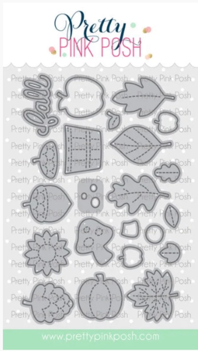 Pretty Pink Posh - Craft Dies - Fall Holder Additions